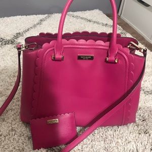 Kate Spade Linzi Maple Court Scallop Purse Pink